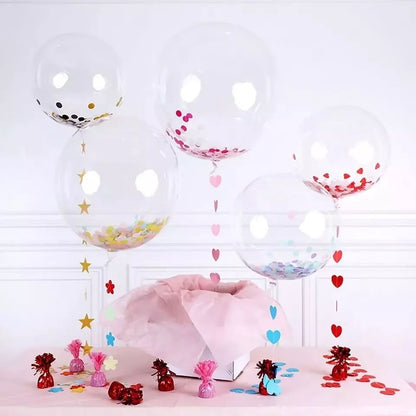 10pcs Luminous Balloon Thickened Explosion Proof Reusable Clear Light Up Balloon for Party Wedding 36 Inch V1294-YM0521-3115230014611