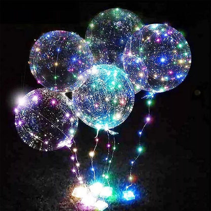 10pcs Luminous Balloon Thickened Explosion Proof Reusable Clear Light Up Balloon for Party Wedding 36 Inch V1294-YM0521-3115230014611
