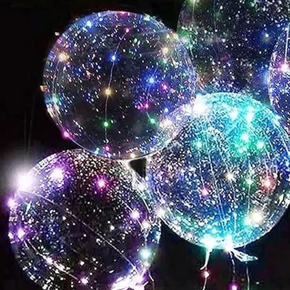 10pcs Luminous Balloon Thickened Explosion Proof Reusable Clear Light Up Balloon for Party Wedding 36 Inch V1294-YM0521-3115230014611