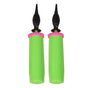 2pcs Balloons Inflator Large Air Output Labor Saving Portable Balloons Hand Pump for Wedding Party V1294-YM0521-3115230015311