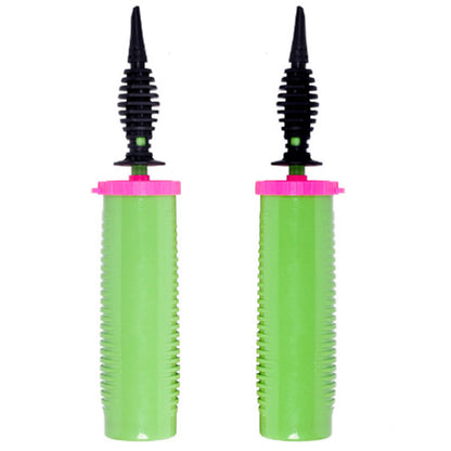 2pcs Balloons Inflator Large Air Output Labor Saving Portable Balloons Hand Pump for Wedding Party V1294-YM0521-3115230015311
