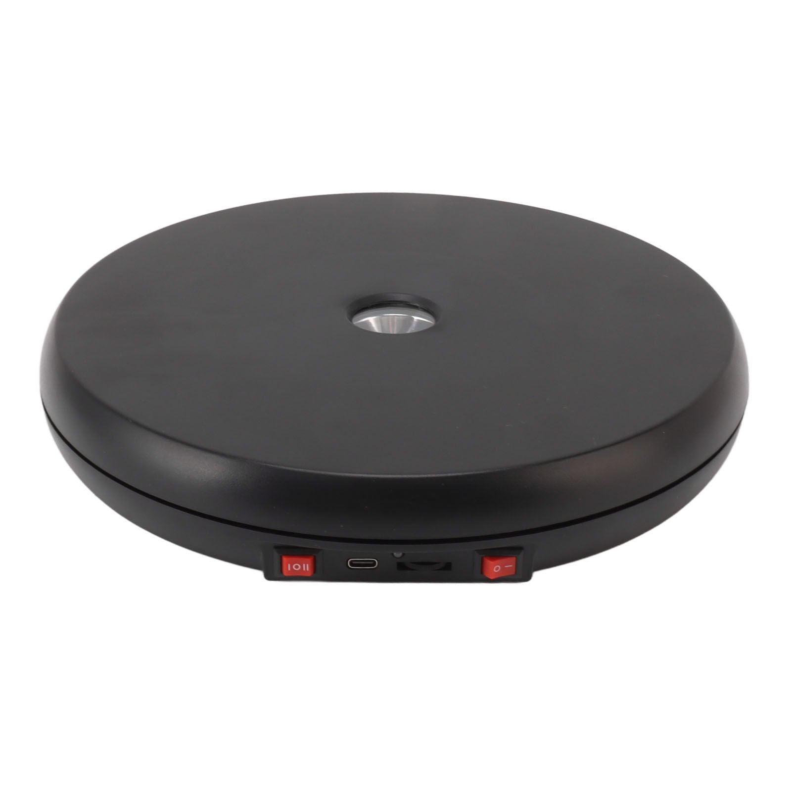 Electric Rotating Display Table LED Light 25cm Noiseless 20kg Load Capacity Turntable Display Stand for V1294-YM0521-3115230016511