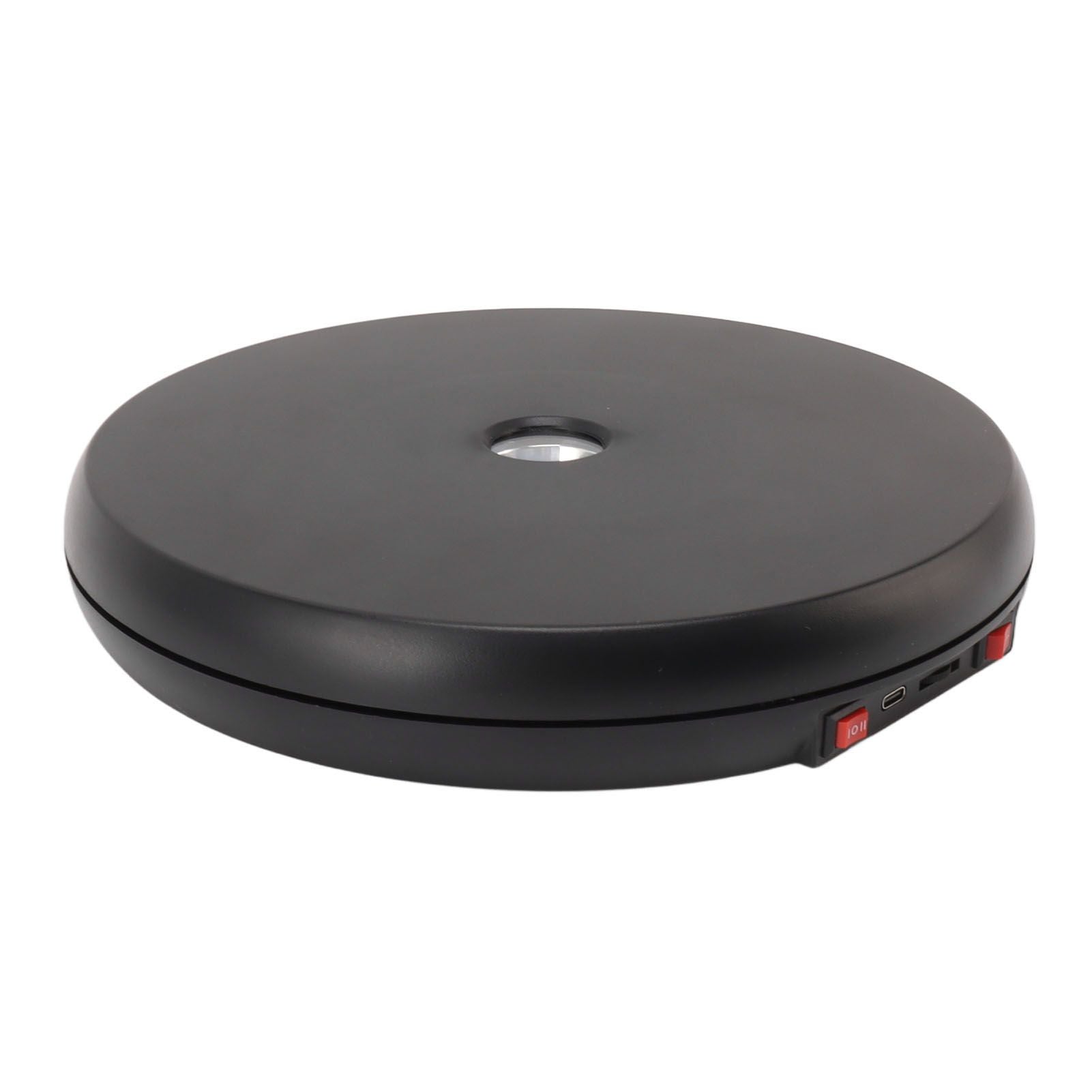 Electric Rotating Display Table LED Light 25cm Noiseless 20kg Load Capacity Turntable Display Stand for V1294-YM0521-3115230016511