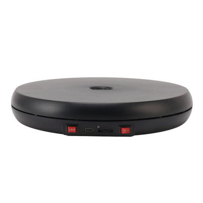 Electric Rotating Display Table LED Light 25cm Noiseless 20kg Load Capacity Turntable Display Stand for V1294-YM0521-3115230016511