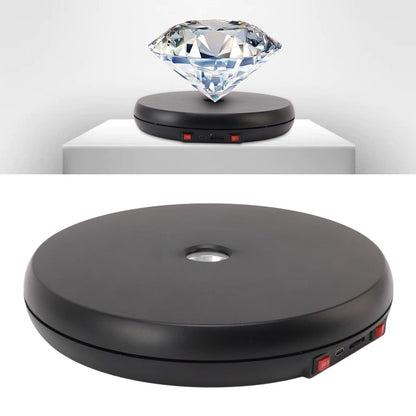 Electric Rotating Display Table LED Light 25cm Noiseless 20kg Load Capacity Turntable Display Stand for V1294-YM0521-3115230016511