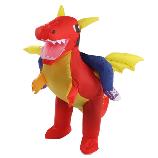 Inflatable Costume Dinosaur Riding Funny Costume Riding Blow Up Costume For Indoor Outdoor Adult 150-190cm V1294-YM0521-3115230019711