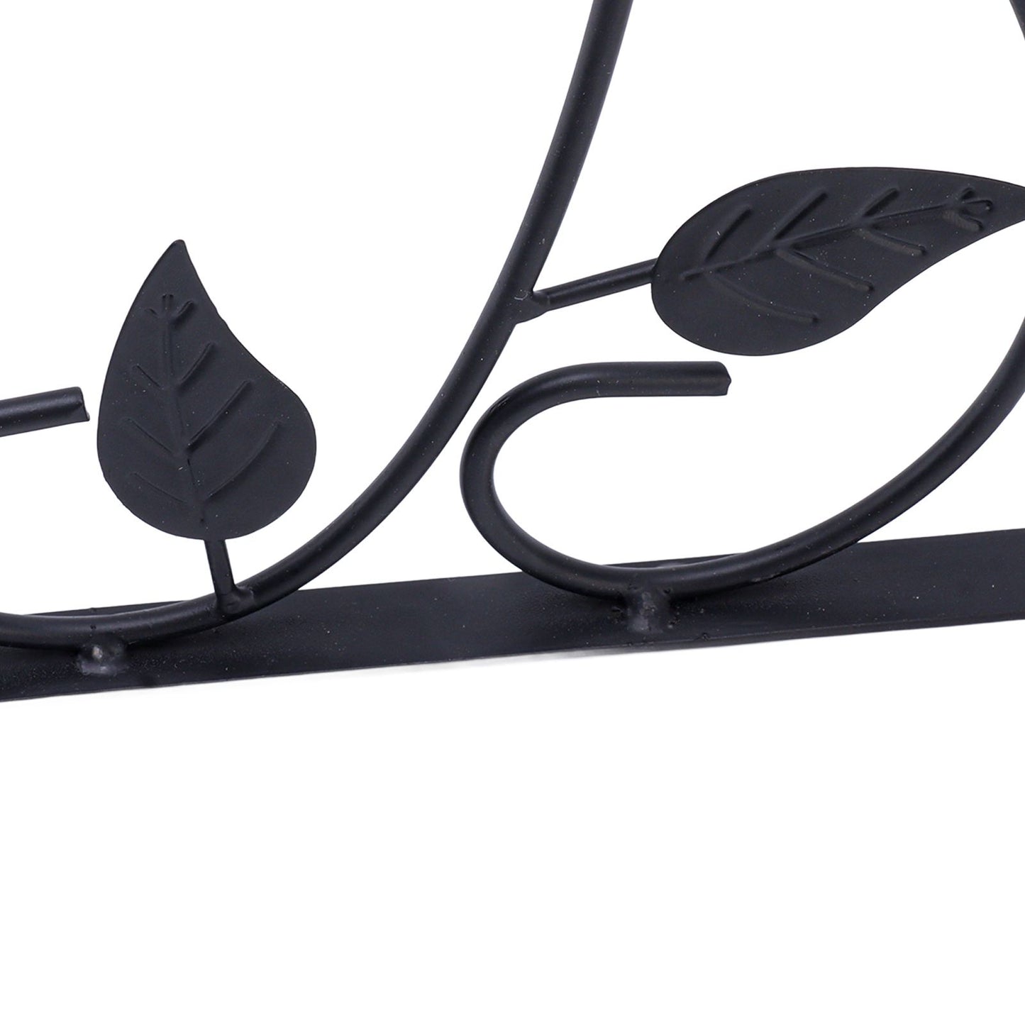 2pcs Hanging Plant Bracket Heavy Duty Rust Resistant Durable Iron Art Outdoor Planter Hanger Hooks Black V1294-YM0521-3115230021511
