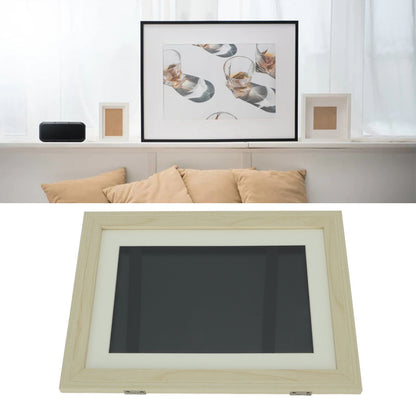 Kids Art Frame Composite Wood Front Opening Changeable Magnetic Picture Display for Crafts Drawing Wood V1294-YM0521-3115230022513