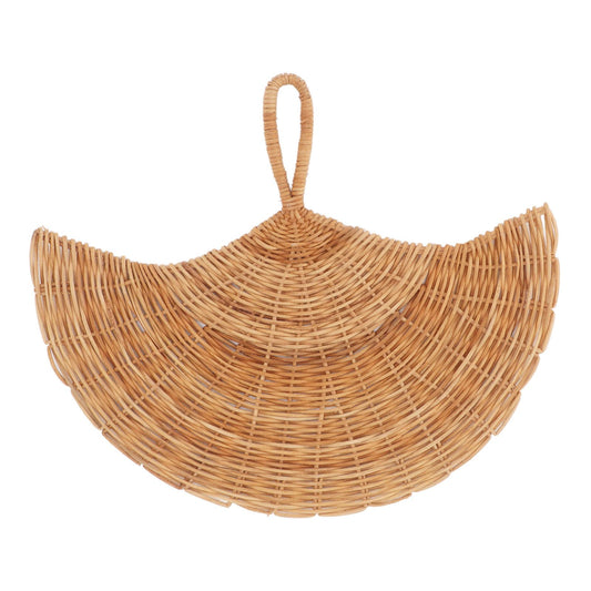 Rattan Fan Wall Decoration Northern Europe Style Woven Hanging Rattan Wall Decoration for Living Room Bedroom V1294-YM0521-3115230026712