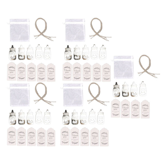 24 Set Baby Bottle Opener Zinc Alloy Cute Baby Bottle Shaped Bottle Opener Baby Shower Return Gift for Baby V1294-YM0521-3115230028812