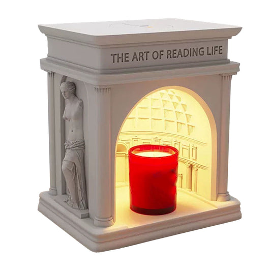 Candle Warmer Lamp Dimmable Decorative Palace Building Design Aroma Candle Melting Light for Bedroom CN Plug V1294-YM0521-3115230029411