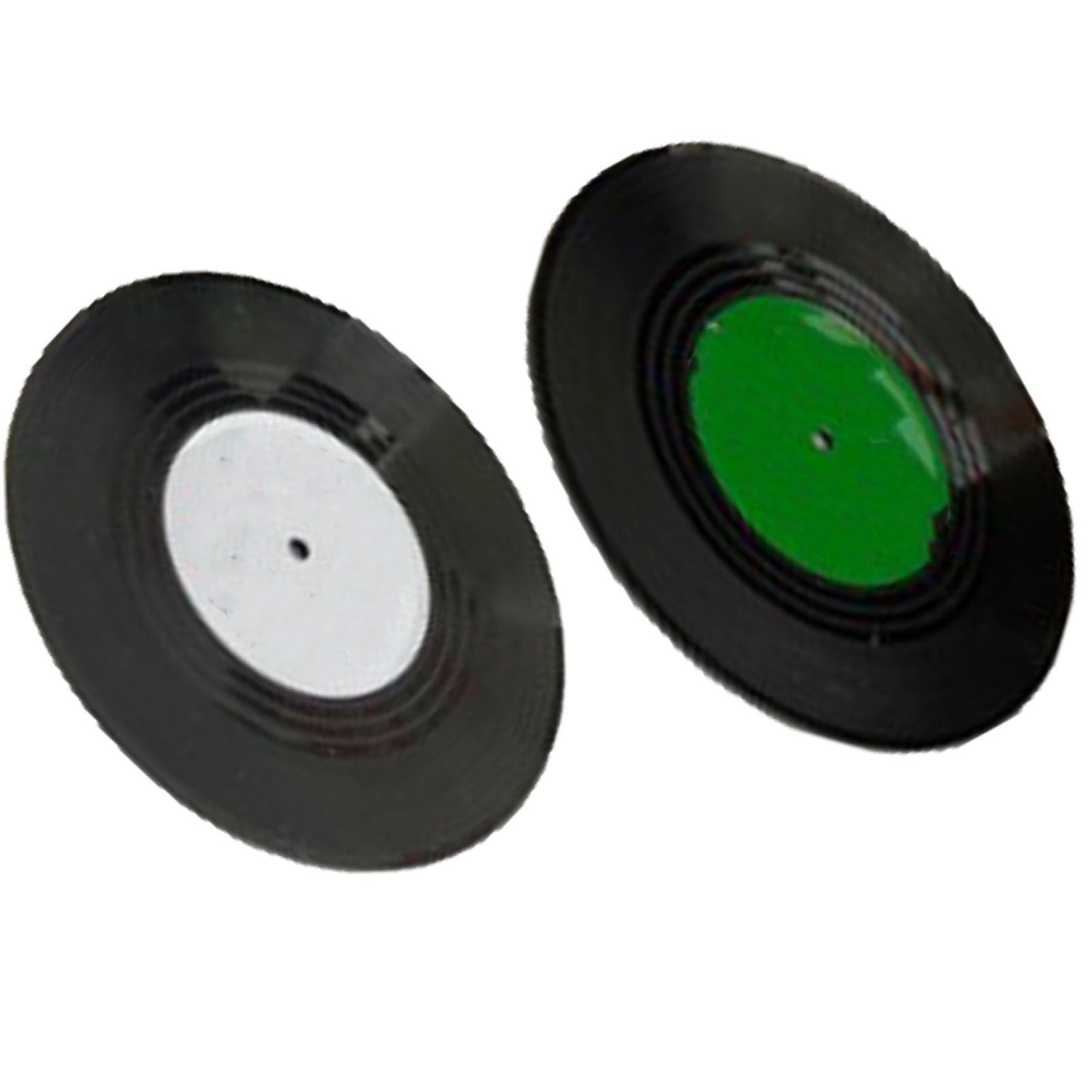 2pcs Record Coasters Retro Funny Unique Recordings Disk Coasters for Drink Bars Coffee V1294-YM0521-3115230030211