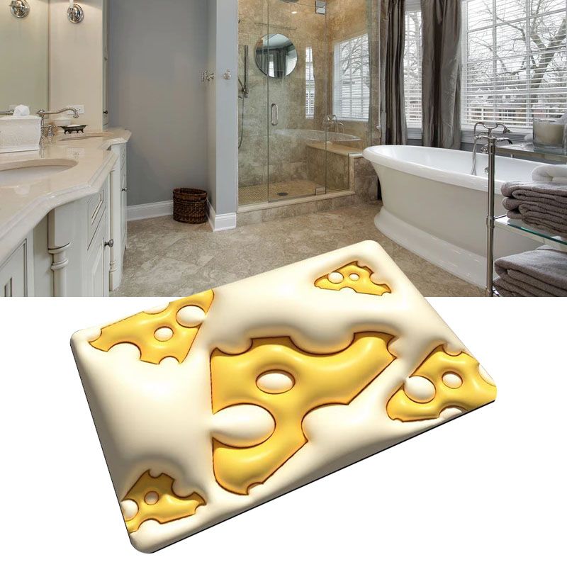 Diatomaceous Earth Floor Mat 3D Visual Water Absorbent Fast Drying Floor Mat for Bathroom H4 V1294-YM0521-3115230030313