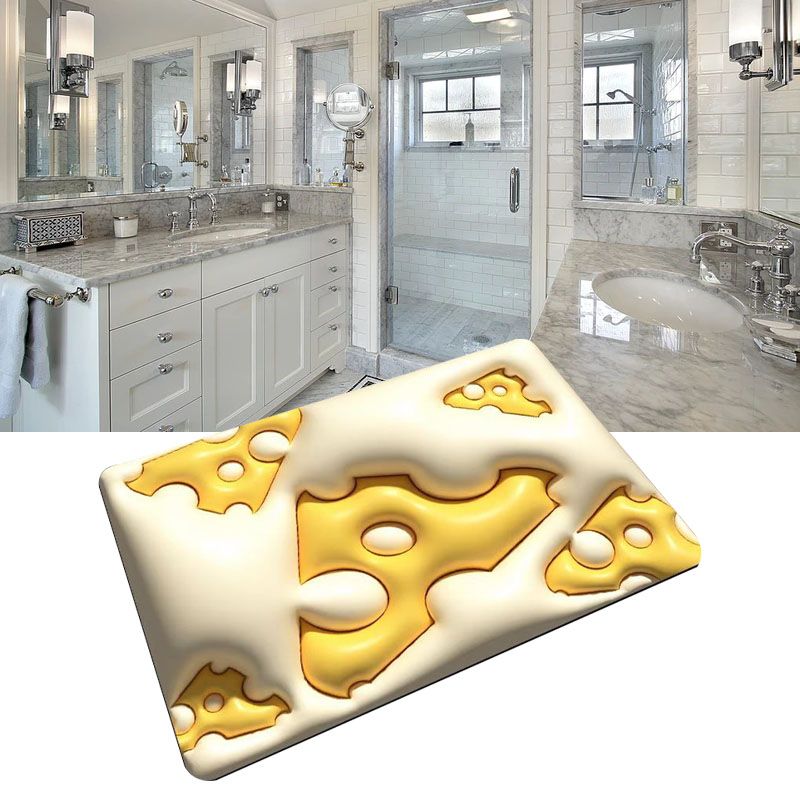 Diatomaceous Earth Floor Mat 3D Visual Water Absorbent Fast Drying Floor Mat for Bathroom H4 V1294-YM0521-3115230030313