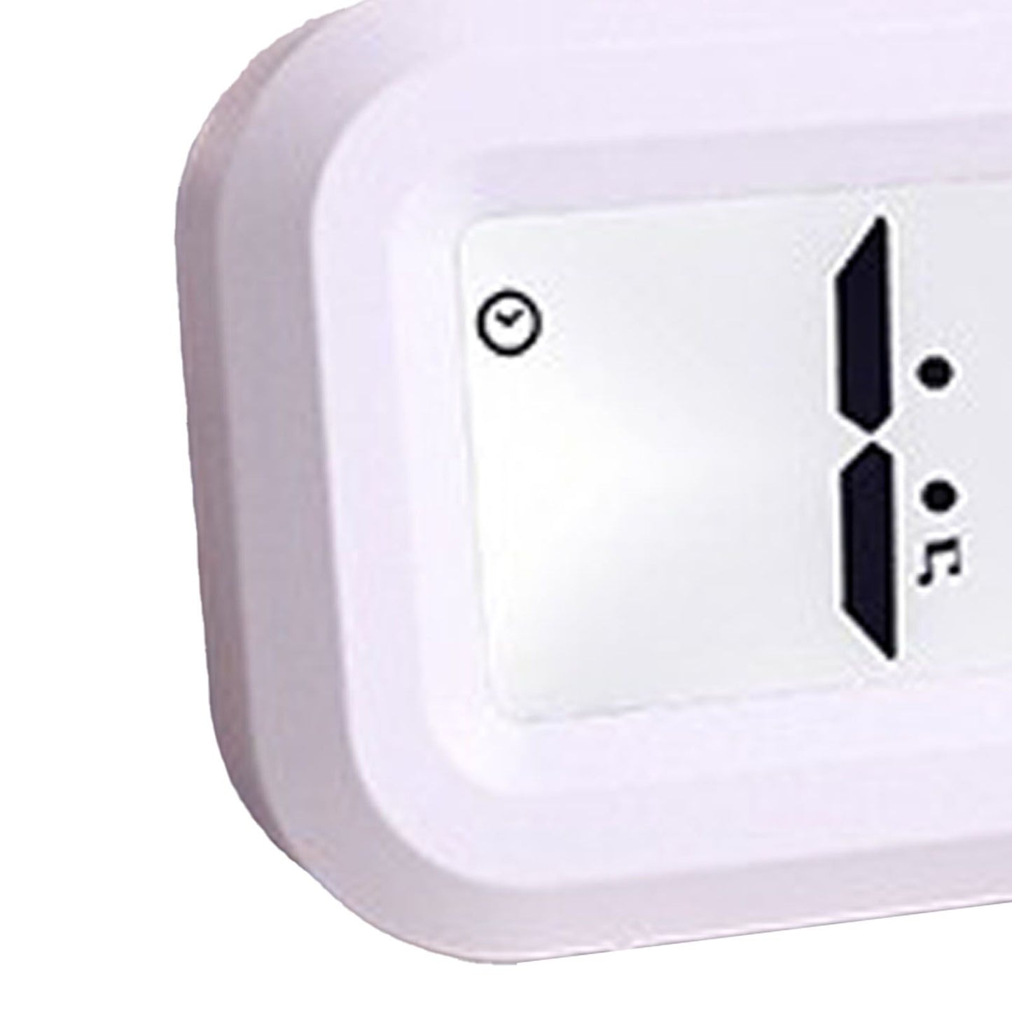 Electronic Clock Cute Cartoon LED Screen Desktop Electronic Alarm Data Time Calendar Temperature Clock White V1294-YM0521-3115230030612