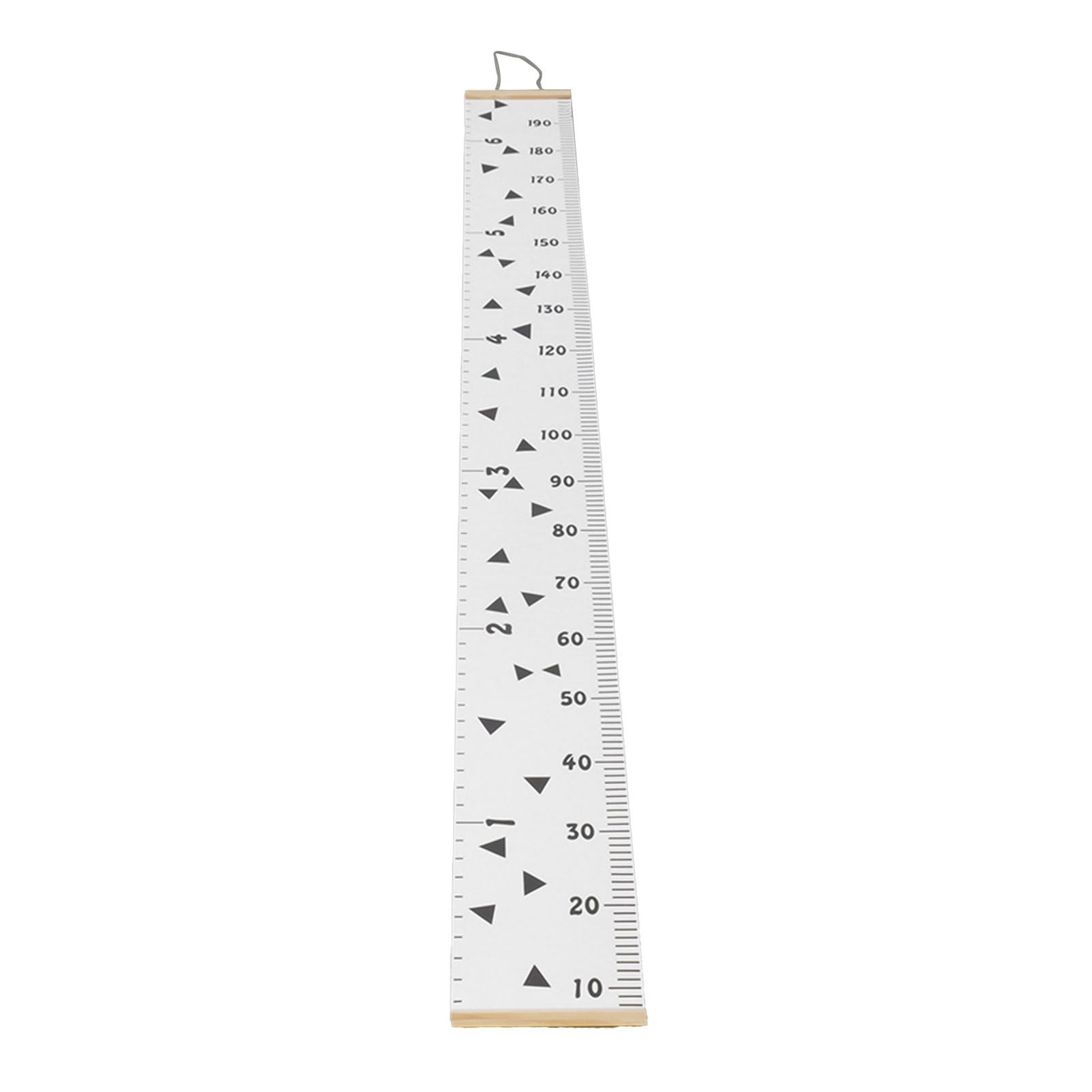 Kids Growth Chart Accurate Baby Height Growth Chart Ruler Removable Canvas Wall Hanging Measurement Chart for V1294-YM0521-3115230034912