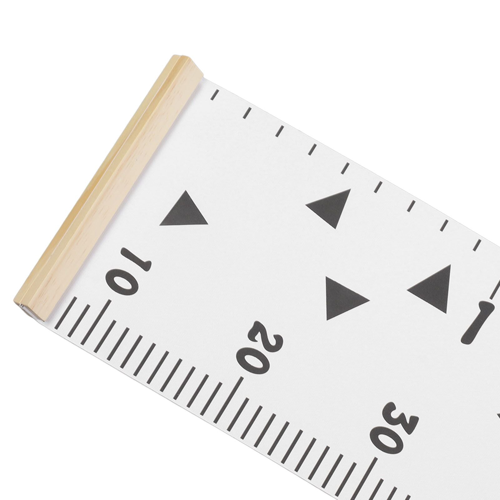 Kids Growth Chart Accurate Baby Height Growth Chart Ruler Removable Canvas Wall Hanging Measurement Chart for V1294-YM0521-3115230034912