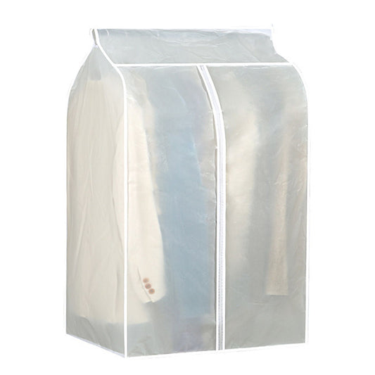 Super Large Transparent 3D Zipper Clothes Dust Cover Wardrobe Storage Bag Waterproof Dustproof Suit Coat V1294-YM0521-3116220013511