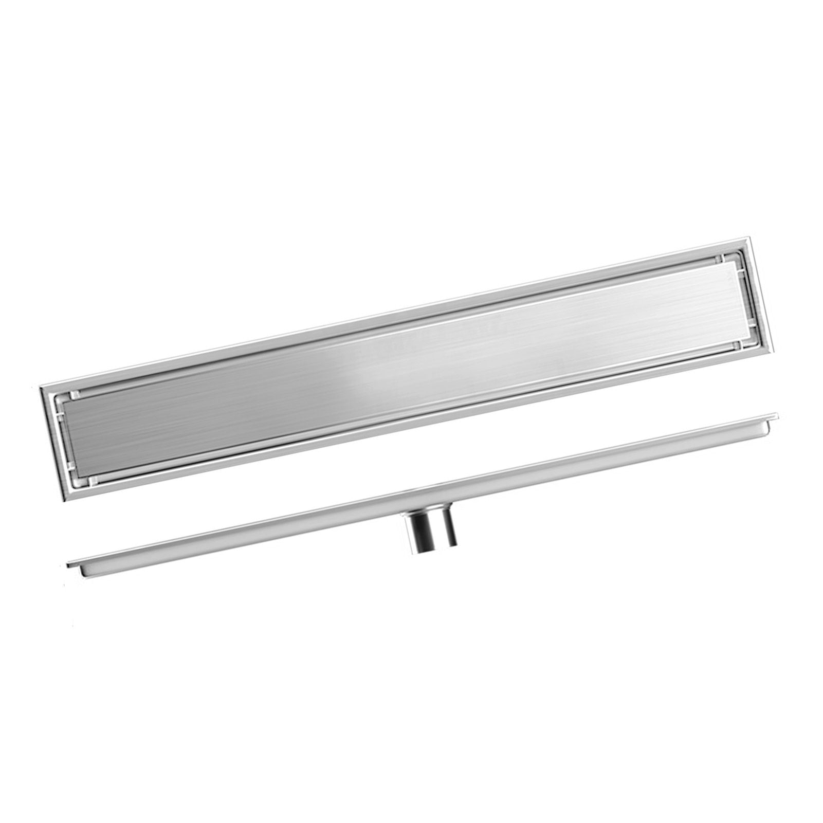 Rectangular Floor Drain Water Barrier Function Avoid Clogging Stainless Steel Shower Linear Drain for Kitchen V1294-YM0521-3116230000911
