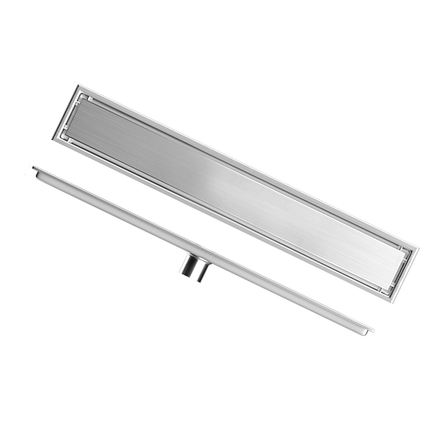 Rectangular Floor Drain Water Barrier Function Avoid Clogging Stainless Steel Shower Linear Drain for Kitchen V1294-YM0521-3116230000911