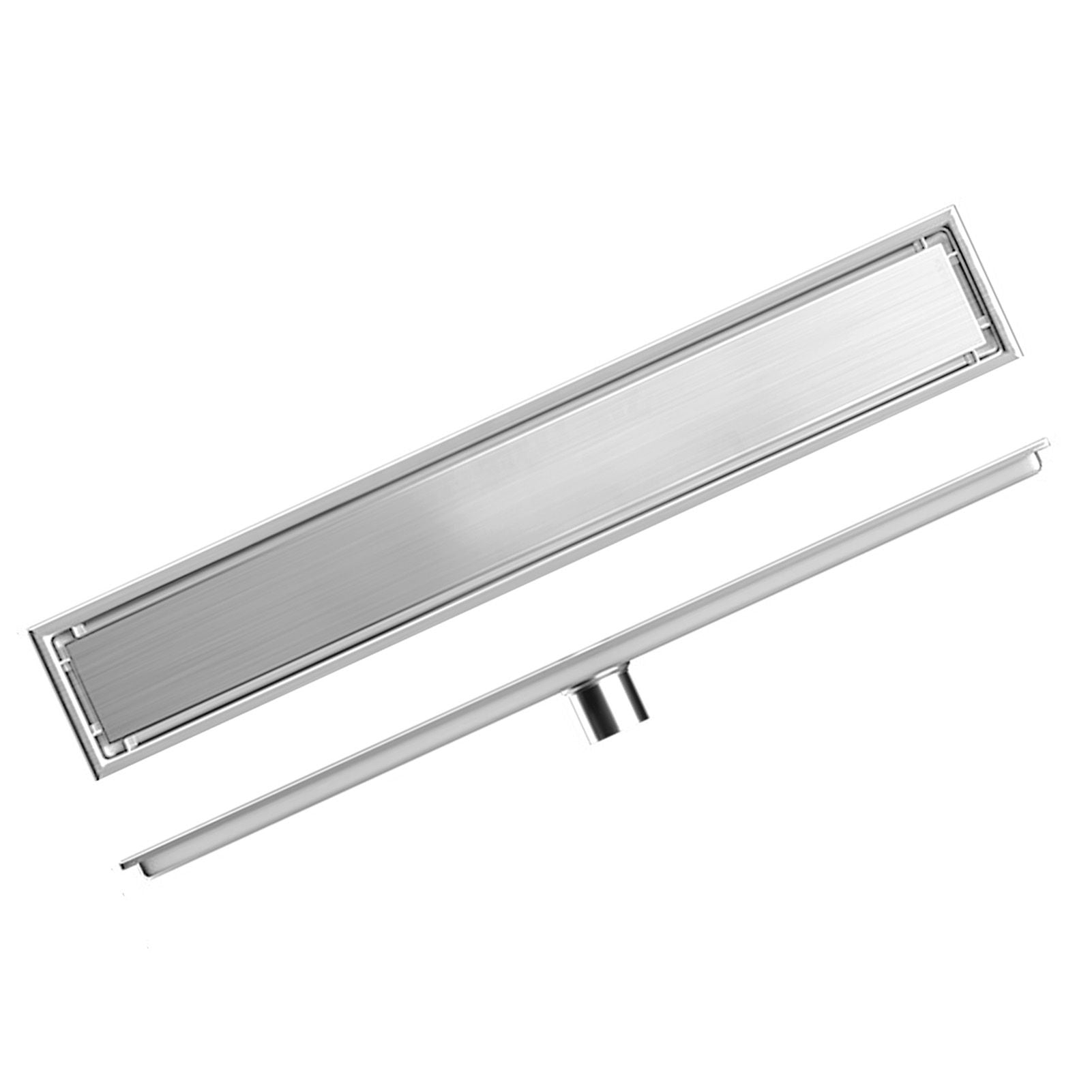 Rectangular Floor Drain Water Barrier Function Avoid Clogging Stainless Steel Shower Linear Drain for Kitchen V1294-YM0521-3116230000911