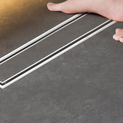 Rectangular Floor Drain Water Barrier Function Avoid Clogging Stainless Steel Shower Linear Drain for Kitchen V1294-YM0521-3116230000911