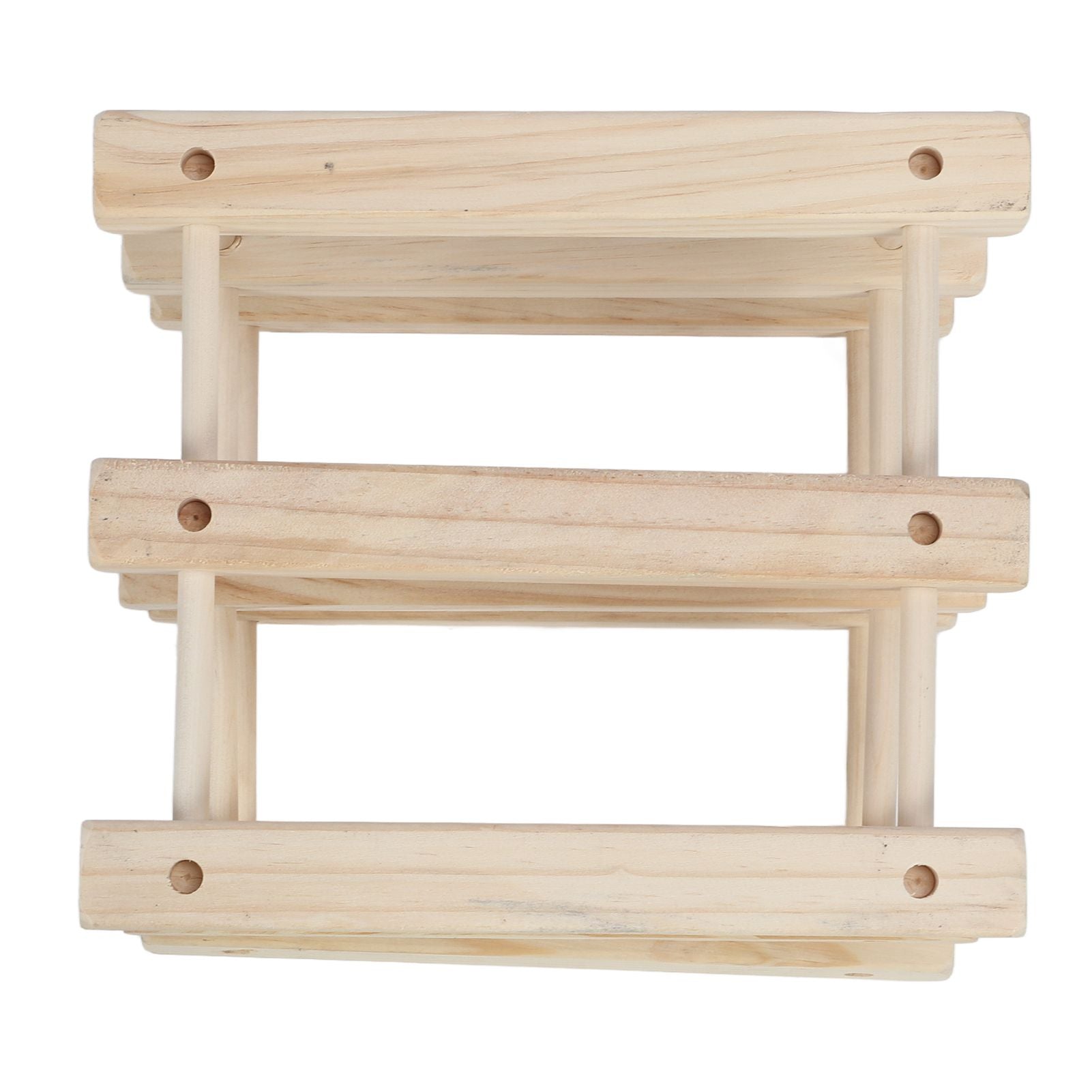 Wine Rack Wood Stackable Modular Wine Rack Wine Holder Free Standing For Kitchen Bar Countertop 6 Bottle V1294-YM0521-3116230002611