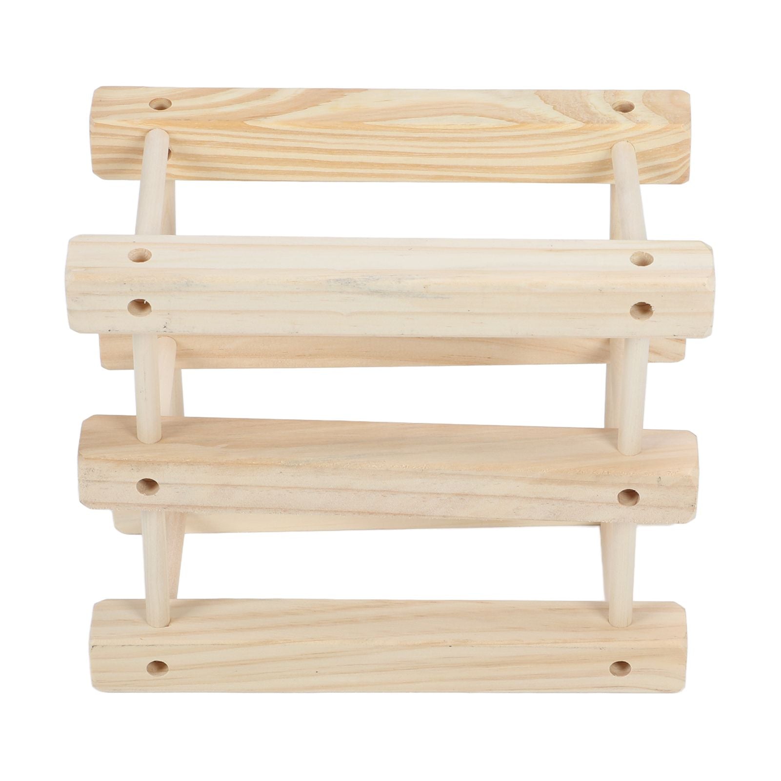 Wine Rack Wood Stackable Modular Wine Rack Wine Holder Free Standing For Kitchen Bar Countertop 6 Bottle V1294-YM0521-3116230002611