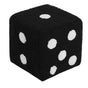 Foot Stool Soft Comfortable Simple Warm Sturdy Base Cube Stool for Home Living Room Bedroom Black 20x20x20cm V1294-YM0521-3116230003013