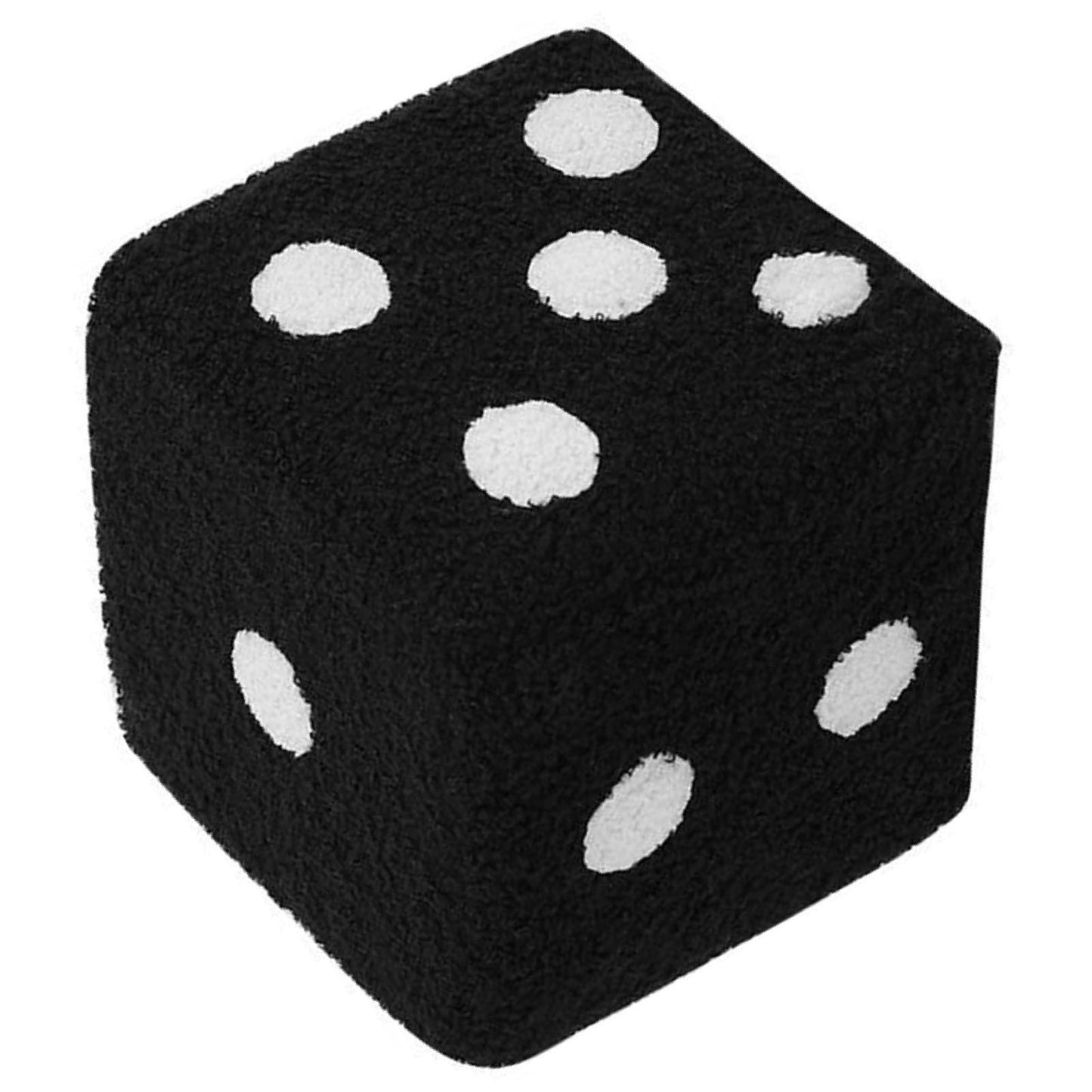 Foot Stool Soft Comfortable Simple Warm Sturdy Base Cube Stool for Home Living Room Bedroom Black 29x29x25cm V1294-YM0521-3116230003014