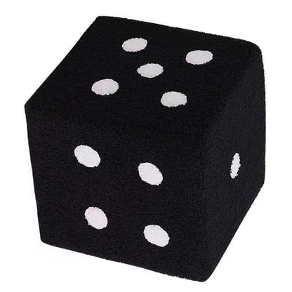 Foot Stool Soft Comfortable Simple Warm Sturdy Base Cube Stool for Home Living Room Bedroom Black 29x29x25cm V1294-YM0521-3116230003014