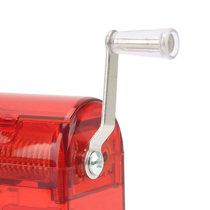 Hand Crank Pattern Smoking Crusher Plastic Cigarette Grinder Hand Operated Tobacco Mill Red V1294-YM0521-3117220271412