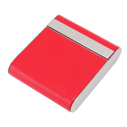 Aluminum Alloy Cigarette Case Box Hold 20pcs Flip for Men Women Smoking Accessories Red V1294-YM0521-3117220273014