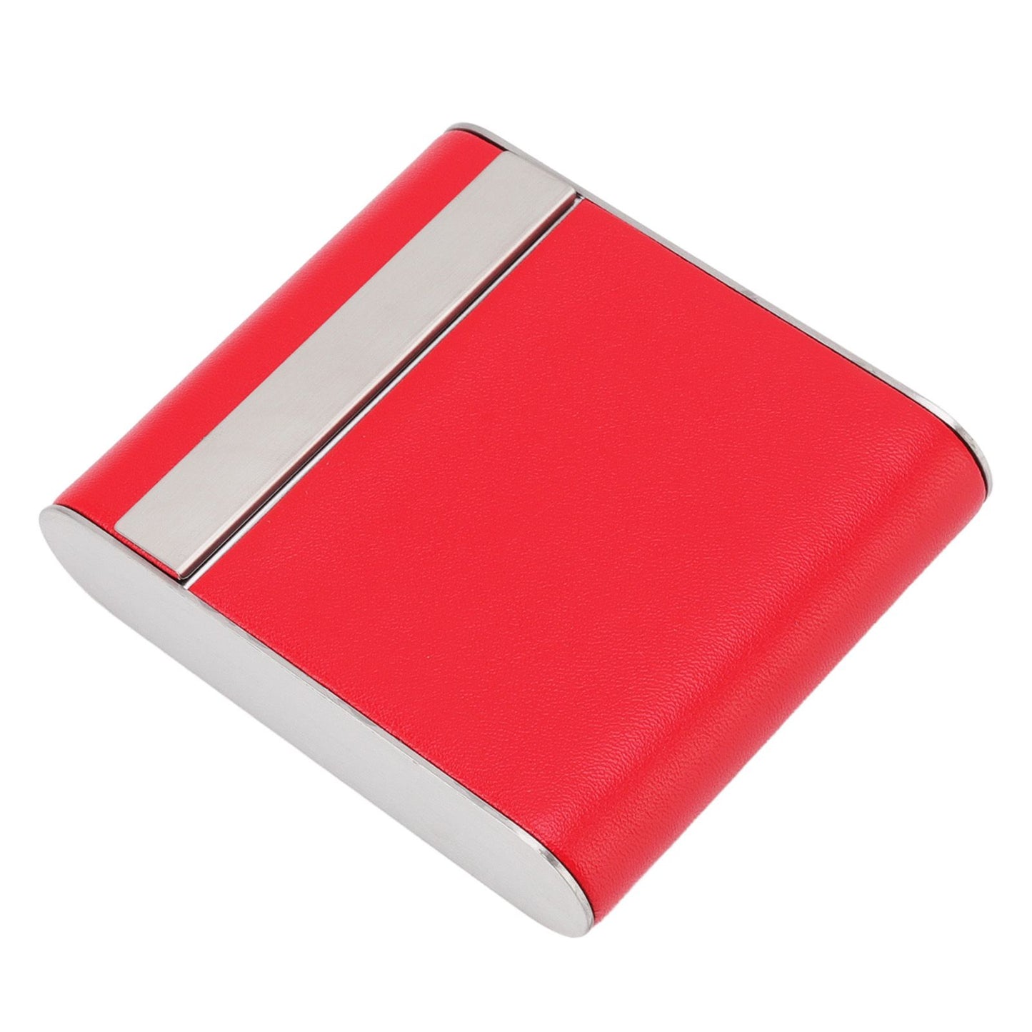 Aluminum Alloy Cigarette Case Box Hold 20pcs Flip for Men Women Smoking Accessories Red V1294-YM0521-3117220273014