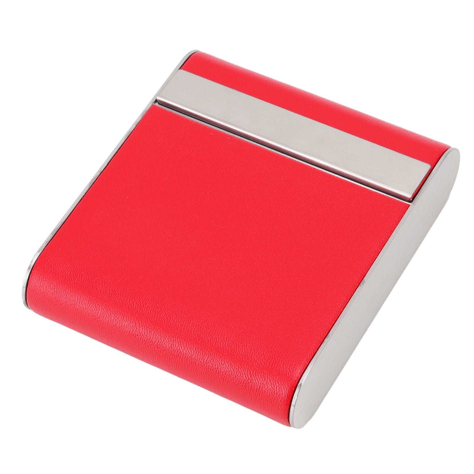 Aluminum Alloy Cigarette Case Box Hold 20pcs Flip for Men Women Smoking Accessories Red V1294-YM0521-3117220273014