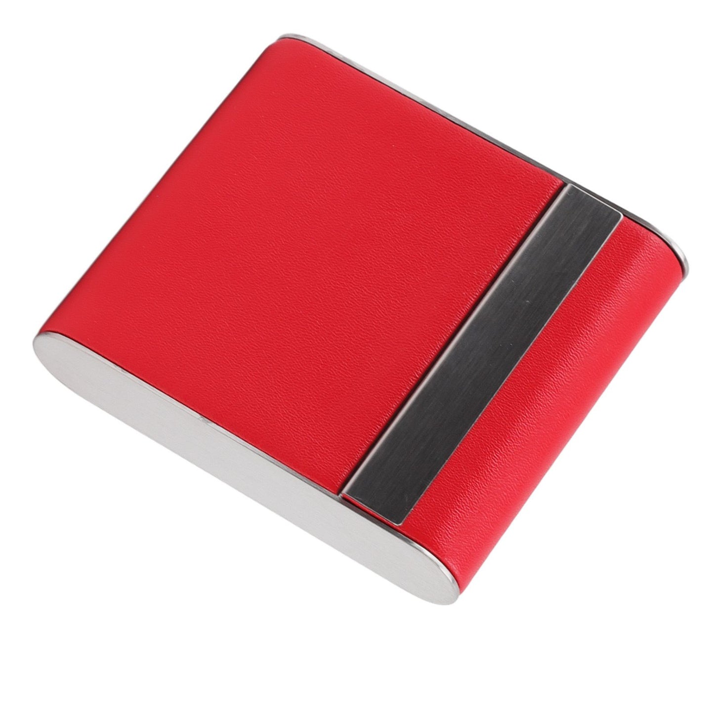 Aluminum Alloy Cigarette Case Box Hold 20pcs Flip for Men Women Smoking Accessories Red V1294-YM0521-3117220273014