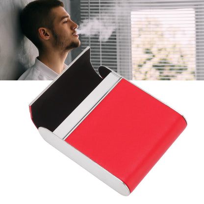 Aluminum Alloy Cigarette Case Box Hold 20pcs Flip for Men Women Smoking Accessories Red V1294-YM0521-3117220273014