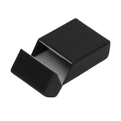 Cigarettes Box PU Leather Holder Cigarettes Box Case for 20PCS Cigarettes Travel Home Black V1294-YM0521-3117220274511