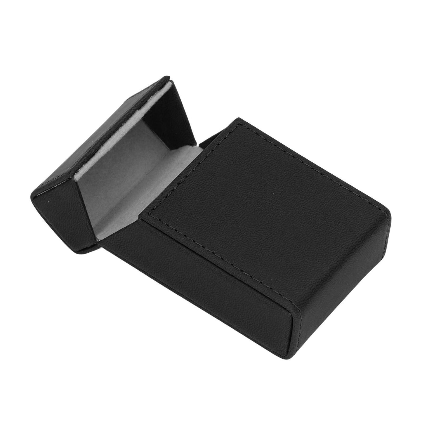 Cigarettes Box PU Leather Holder Cigarettes Box Case for 20PCS Cigarettes Travel Home Black V1294-YM0521-3117220274511