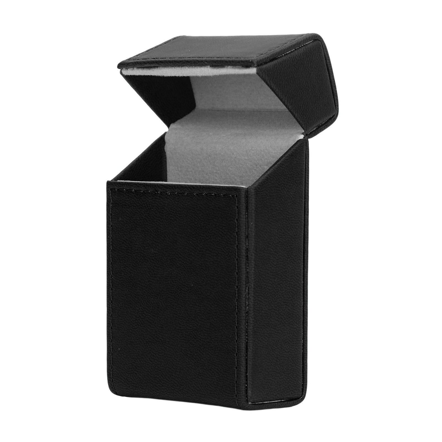 Cigarettes Box PU Leather Holder Cigarettes Box Case for 20PCS Cigarettes Travel Home Black V1294-YM0521-3117220274511