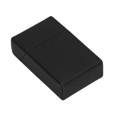 Cigarettes Box PU Leather Holder Cigarettes Box Case for 20PCS Cigarettes Travel Home Black V1294-YM0521-3117220274511