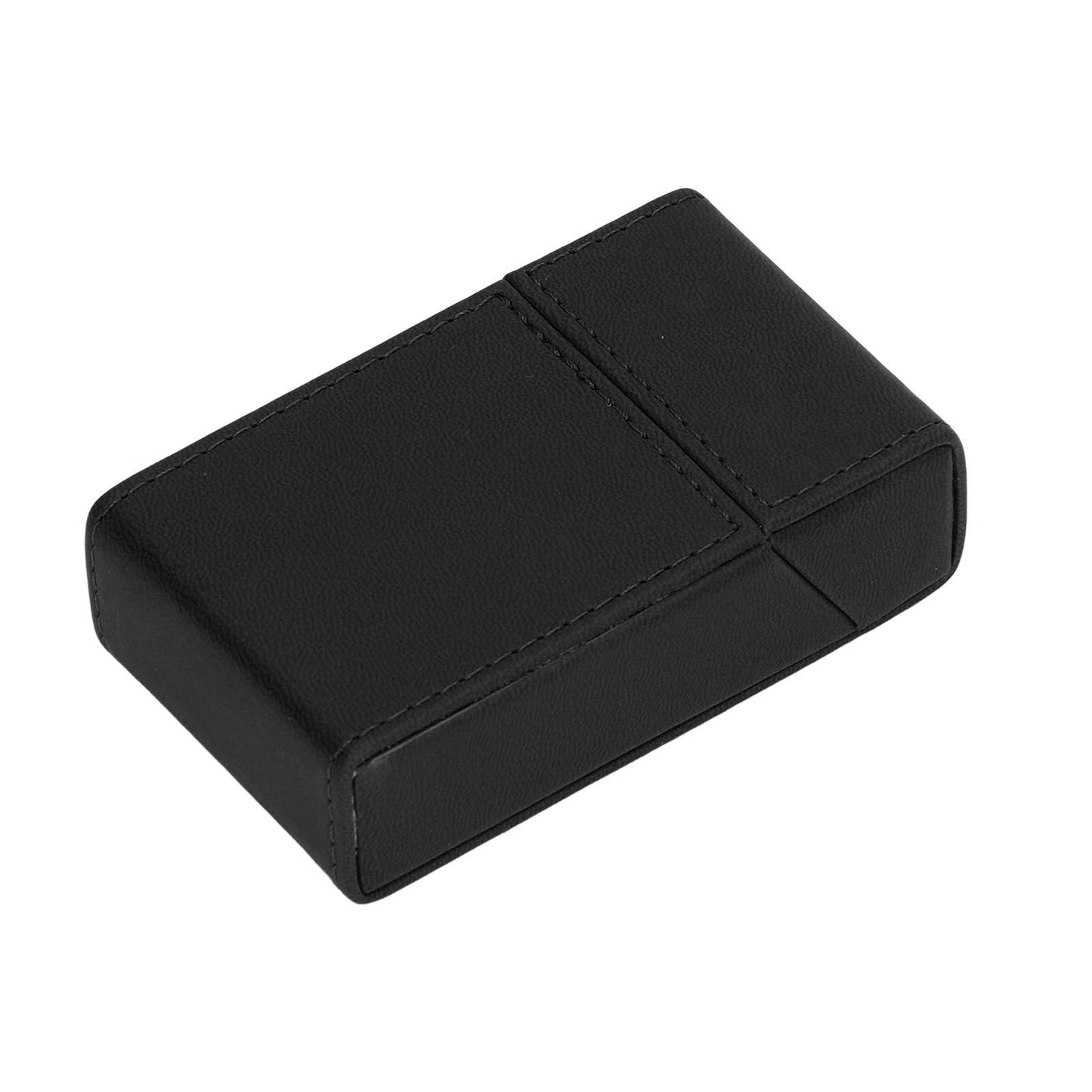 Cigarettes Box PU Leather Holder Cigarettes Box Case for 20PCS Cigarettes Travel Home Black V1294-YM0521-3117220274511