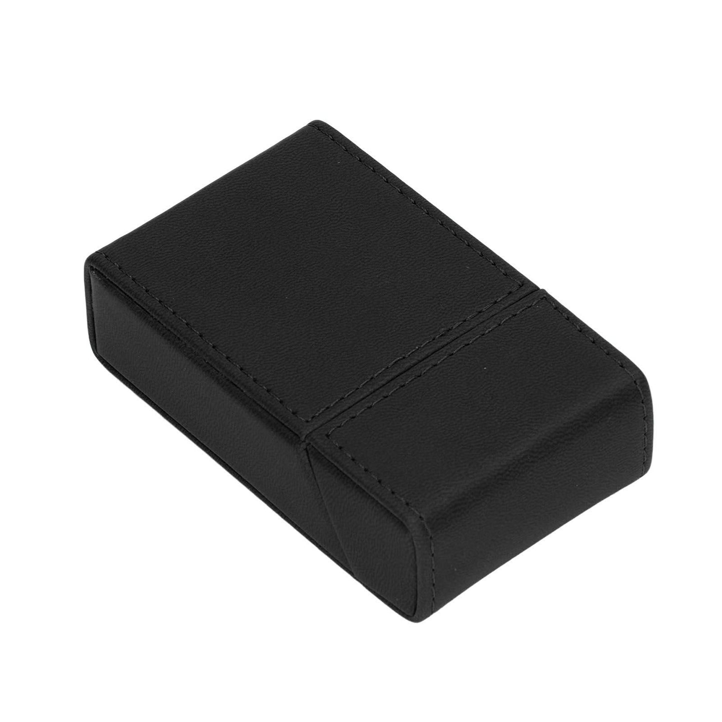 Cigarettes Box PU Leather Holder Cigarettes Box Case for 20PCS Cigarettes Travel Home Black V1294-YM0521-3117220274511