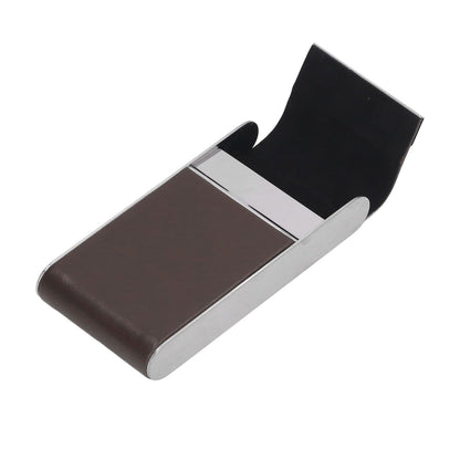 Cigarette Case Stainless Steel Cigarette Container Holder Men Women Portable Cigarette Box Coffee V1294-YM0521-3117220275211
