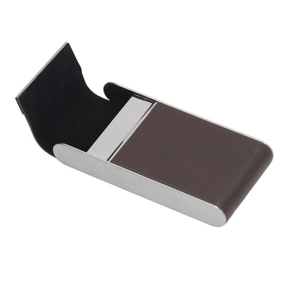 Cigarette Case Stainless Steel Cigarette Container Holder Men Women Portable Cigarette Box Coffee V1294-YM0521-3117220275211
