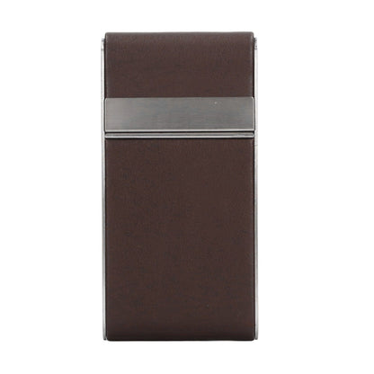 Cigarette Case Stainless Steel Cigarette Container Holder Men Women Portable Cigarette Box Coffee V1294-YM0521-3117220275211