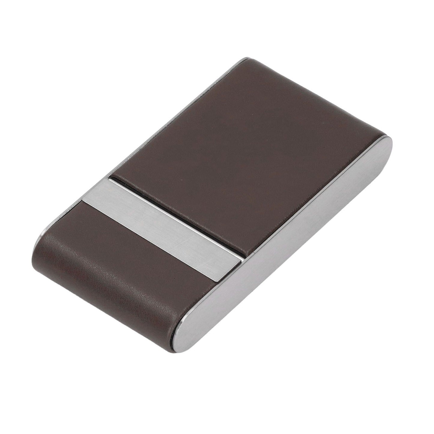 Cigarette Case Stainless Steel Cigarette Container Holder Men Women Portable Cigarette Box Coffee V1294-YM0521-3117220275211