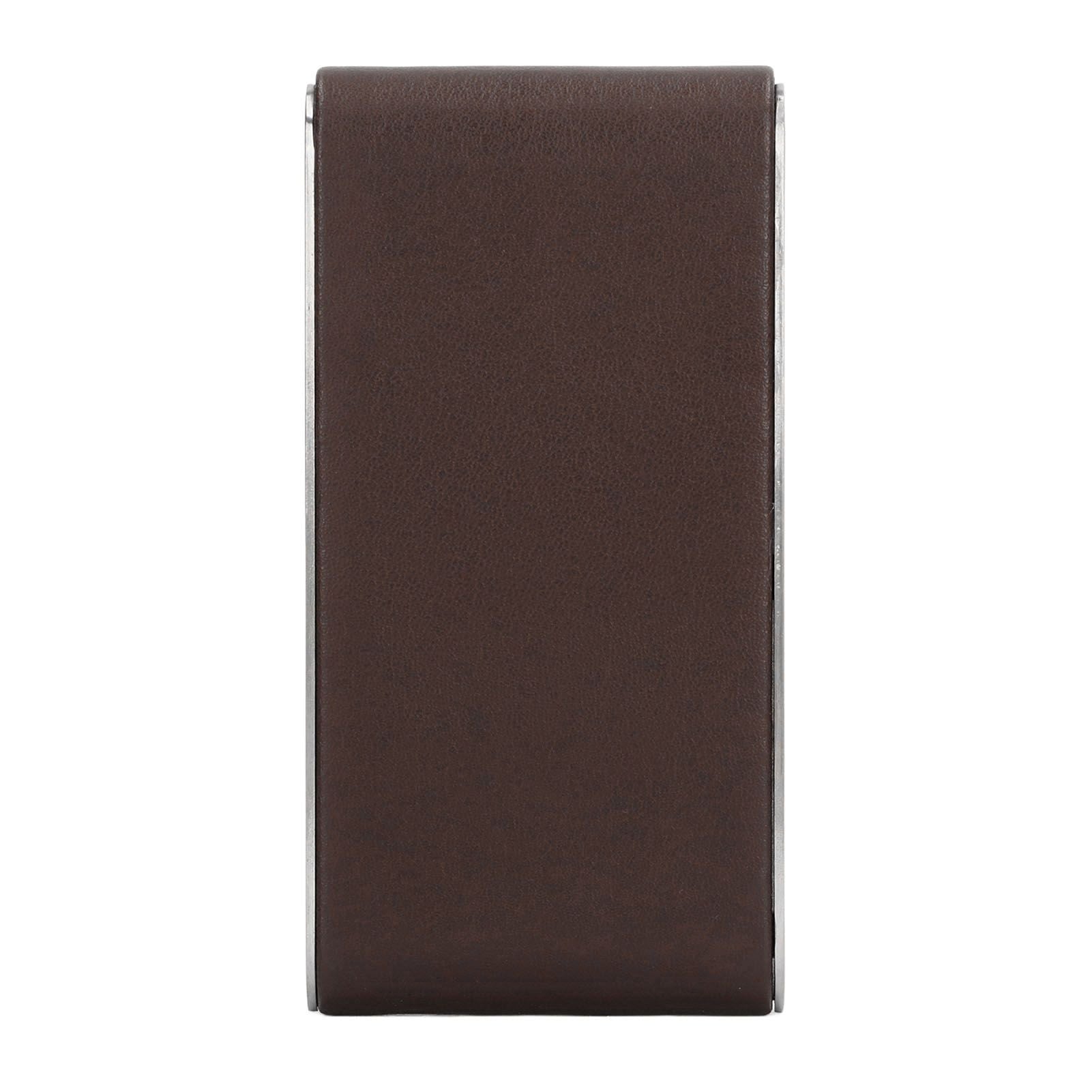 Cigarette Case Stainless Steel Cigarette Container Holder Men Women Portable Cigarette Box Coffee V1294-YM0521-3117220275211