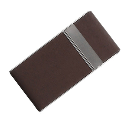 Cigarette Case Stainless Steel Cigarette Container Holder Men Women Portable Cigarette Box Coffee V1294-YM0521-3117220275211