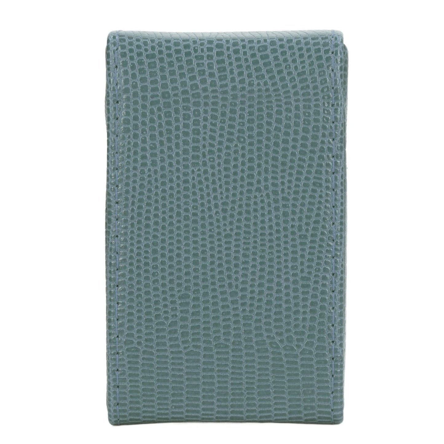 Cigarettes Box Holder Lizard Designed PU Leather Cigarettes Box Storage Case for Women Men Green V1294-YM0521-3117220275312